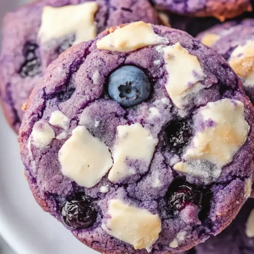 Blueberry TikTok Cookies