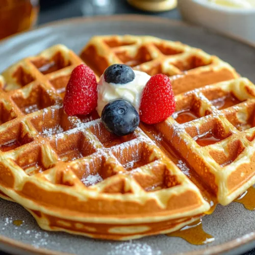 Easy Waffle Recipe