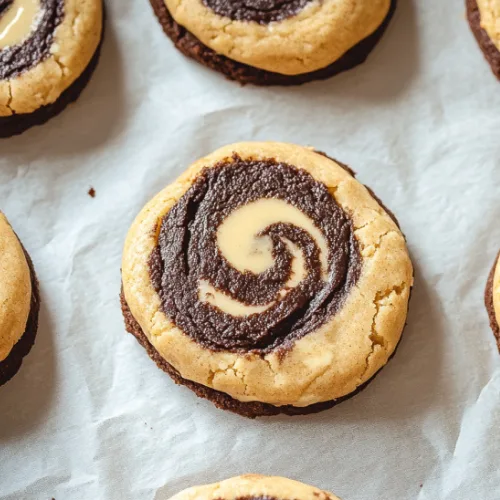 Peanut Butter Brownie Swirl Cookies