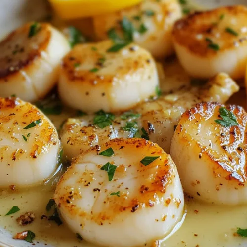 Easy Garlic-Lemon Scallops