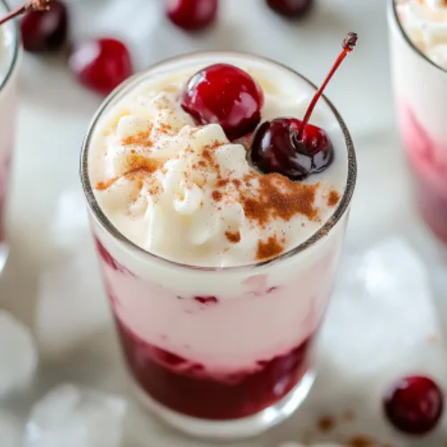 Cherry Vanilla Tea Latte