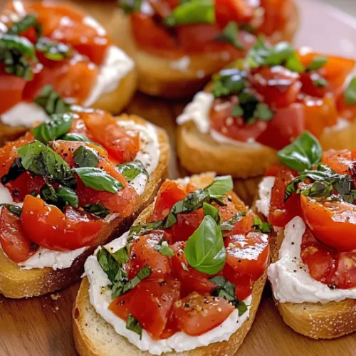 Burrata Bruschetta