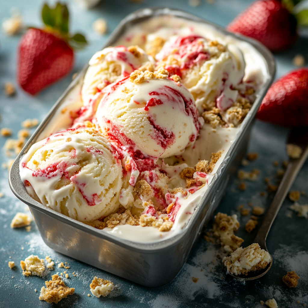 Strawberry Cheesecake Ice Cream