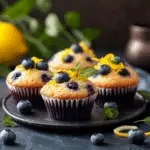 Lemon Blueberry Muffins 3 Lemon Blueberry Muffins