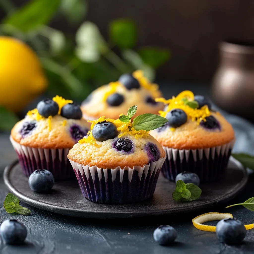 Lemon Blueberry Muffins
