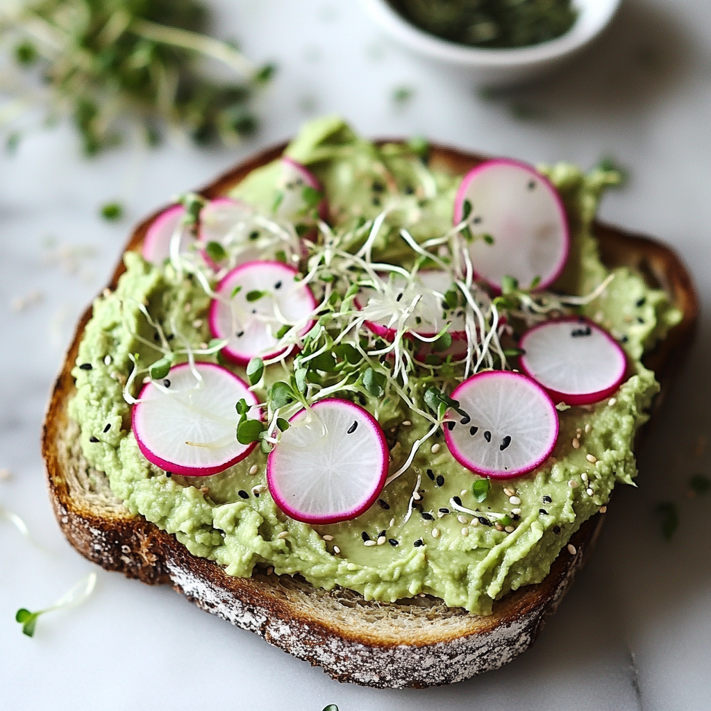 Avocado Hummus Toast