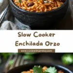 Slow Cooker Enchilada Orzo 3 Slow Cooker Enchilada Orzo