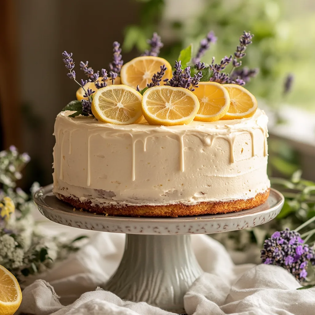 Lemon Lavender Cake