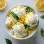 Lemon Basil Ice Cream 3 Lemon Basil Ice Cream