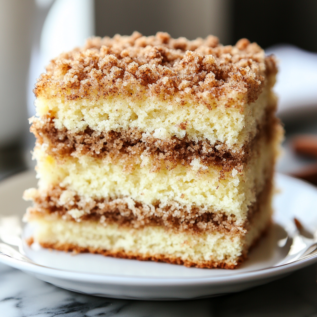 Sour Cream Coffee Cake (cinnamon streusel)