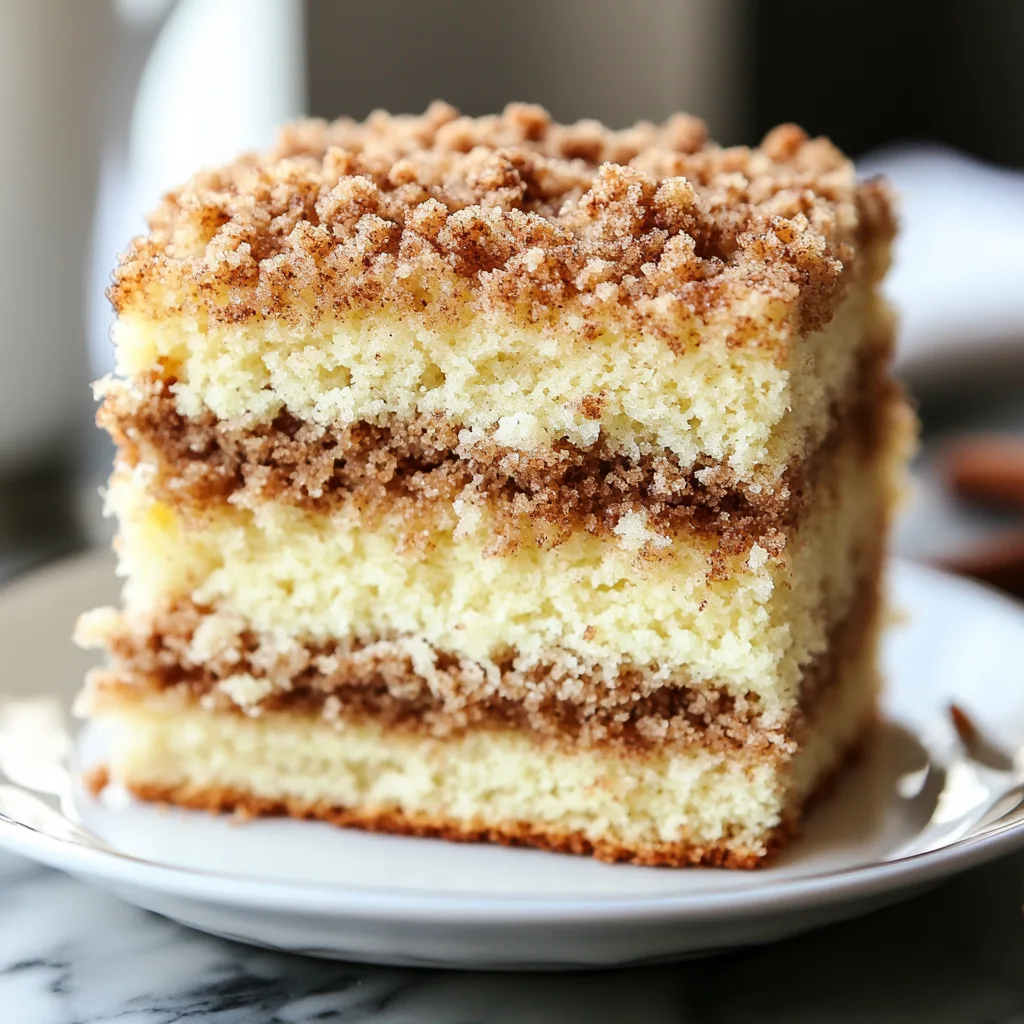 Sour Cream Coffee Cake (cinnamon streusel)