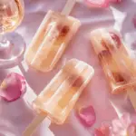 Lychee Rosé Popsicles