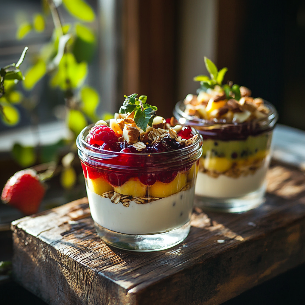 Jelly and Yogurt Parfaits