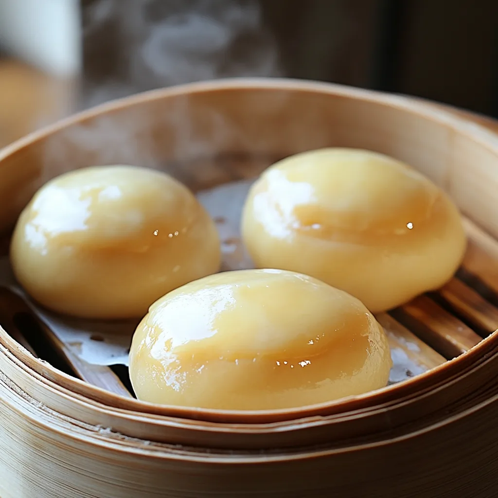 Steamed Egg Custard Buns