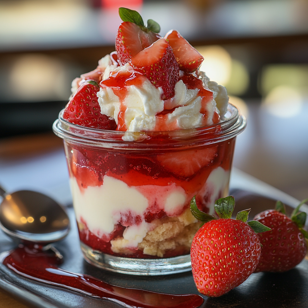 Homemade Strawberry Sauce Topping