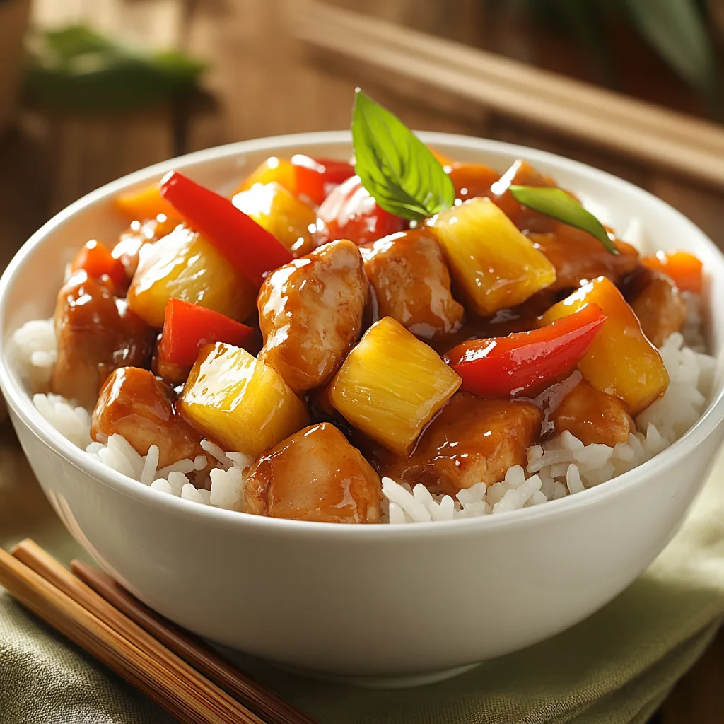 Crockpot Sweet and Sour Chicken