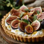 Fig & Honey Tart with Whipped Ricotta 3 Fig & Honey Tart with Whipped Ricotta