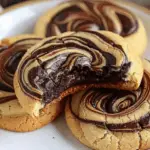 Peanut Butter Brownie Swirl Cookies 3 Peanut Butter Brownie Swirl Cookies