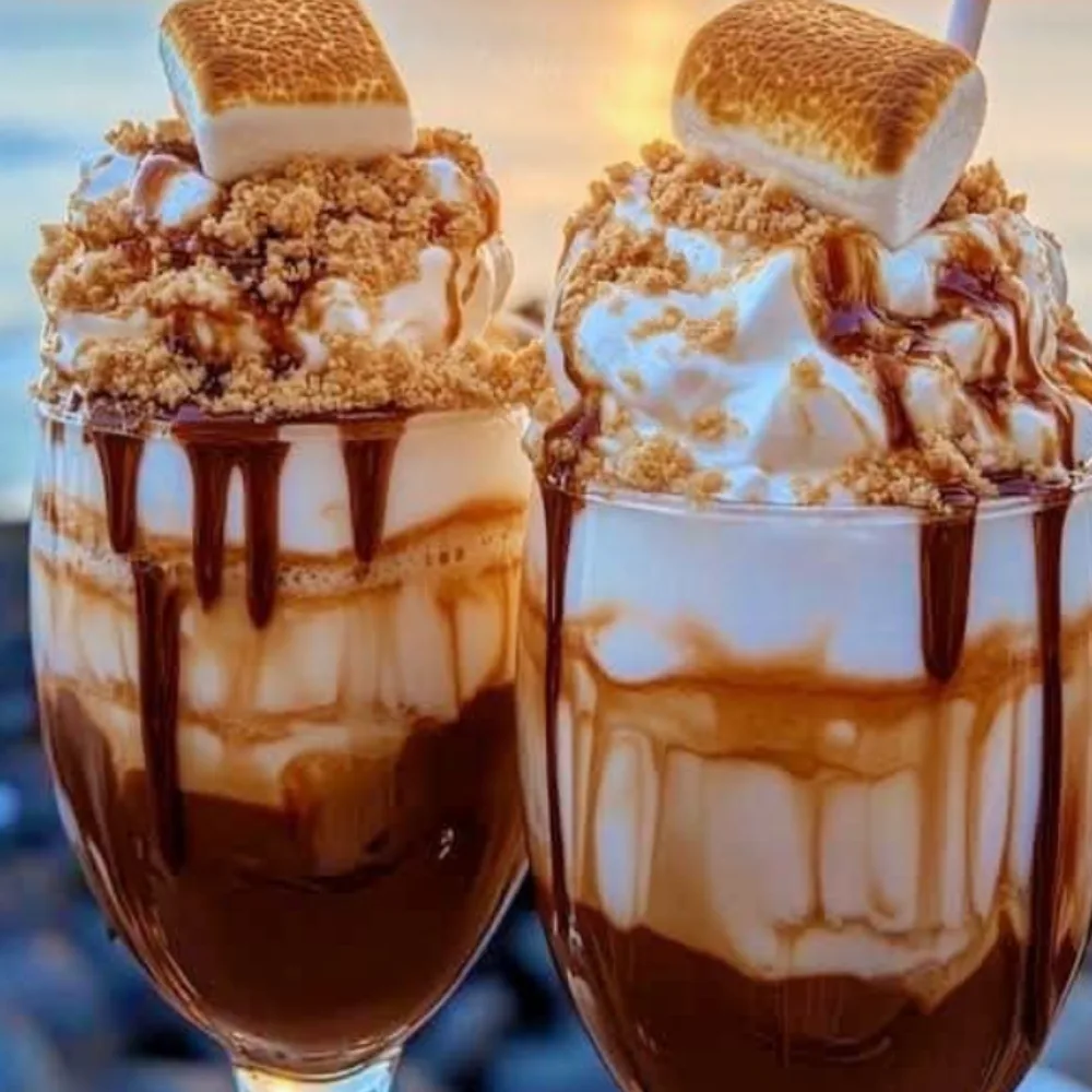 Summer Sunset S’Mores Shake