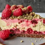 Pistachio Raspberry Cheesecake 3 Pistachio Raspberry Cheesecake