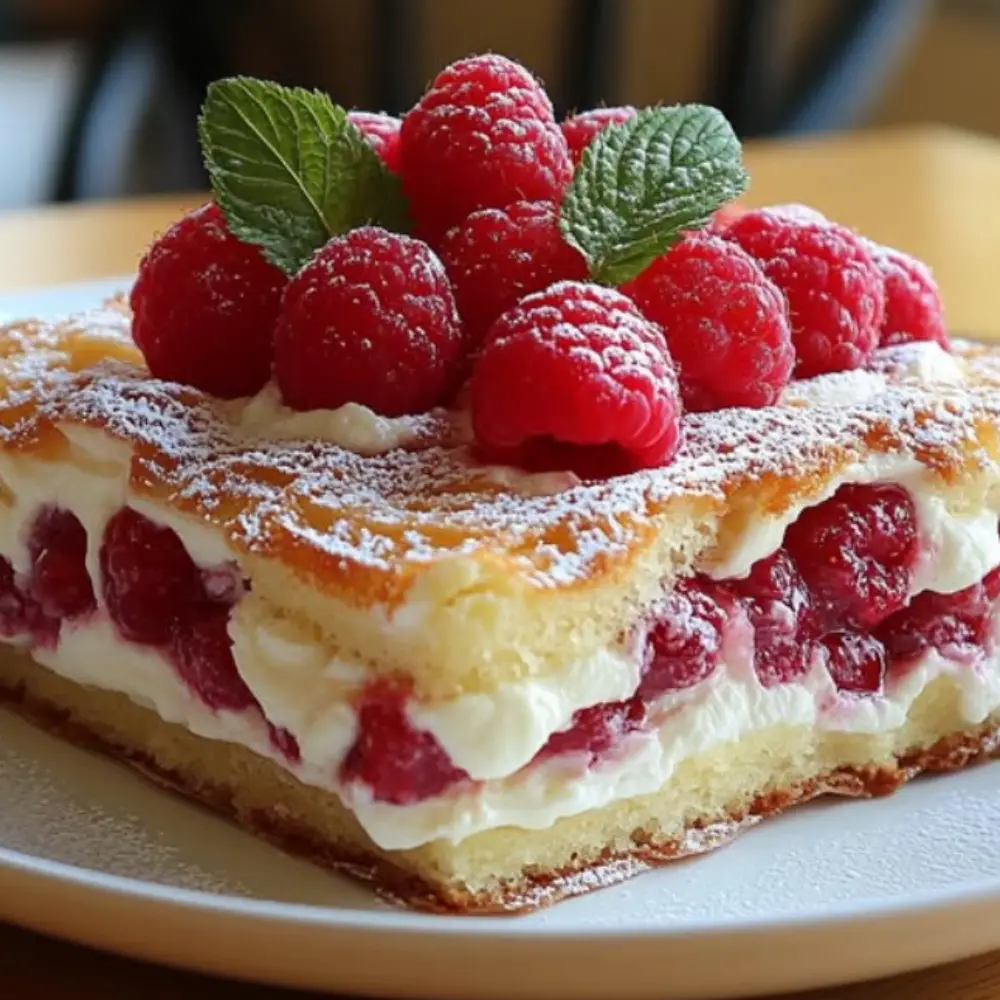 Raspberry Tres Leches Cake