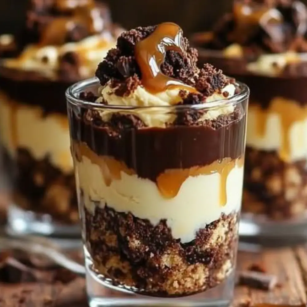 Brownie Cheesecake Cups