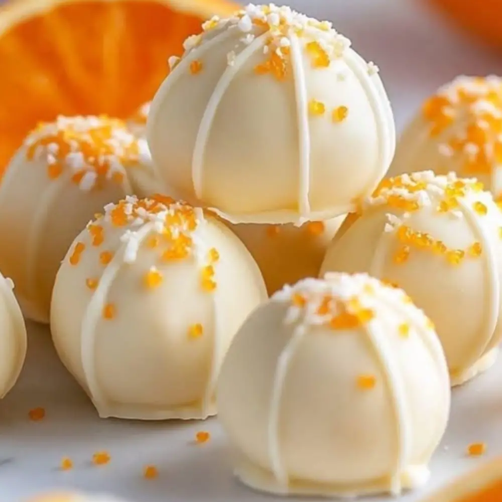 Orange Creamsicle Truffles