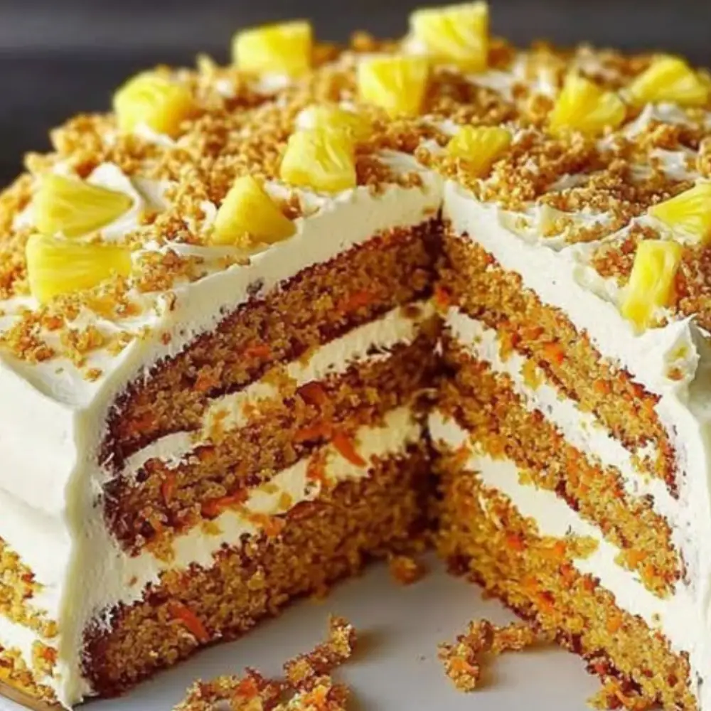 Carrot Cake with Pineapple