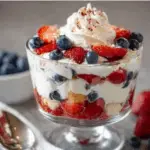 Red, White & Blue Trifle