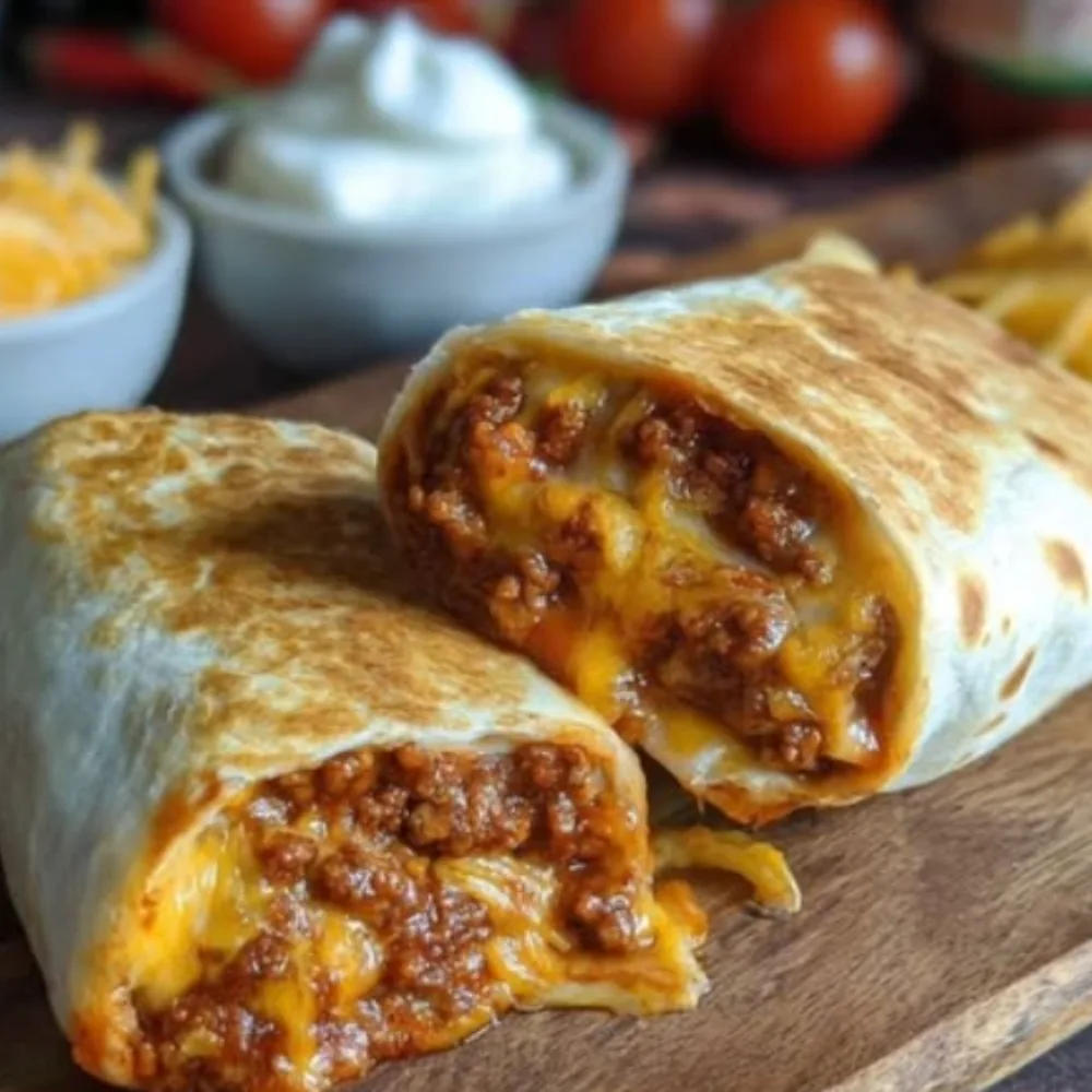 DIY Chili Cheese Burrito (Taco Bell–Style)