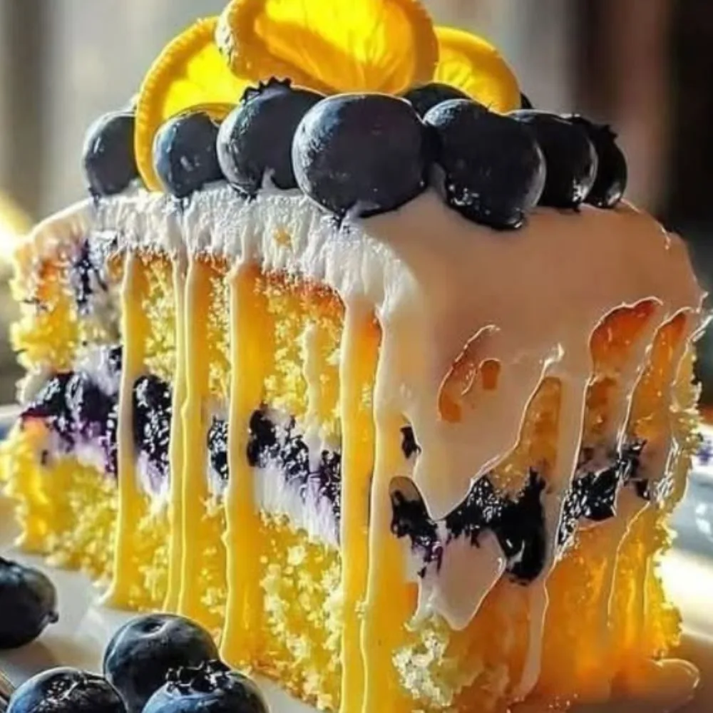Blueberry Lemon Drip Delight
