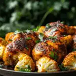 Spicy Harissa Chicken with Roasted Cauliflower 3 Spicy Harissa Chicken with Roasted Cauliflower