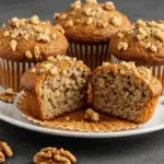 Fluffy Banana Walnut Muffins 3 Fluffy Banana Walnut Muffins
