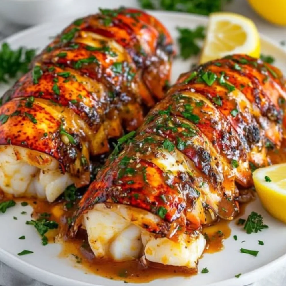 Spicy Butter Lobster Tails