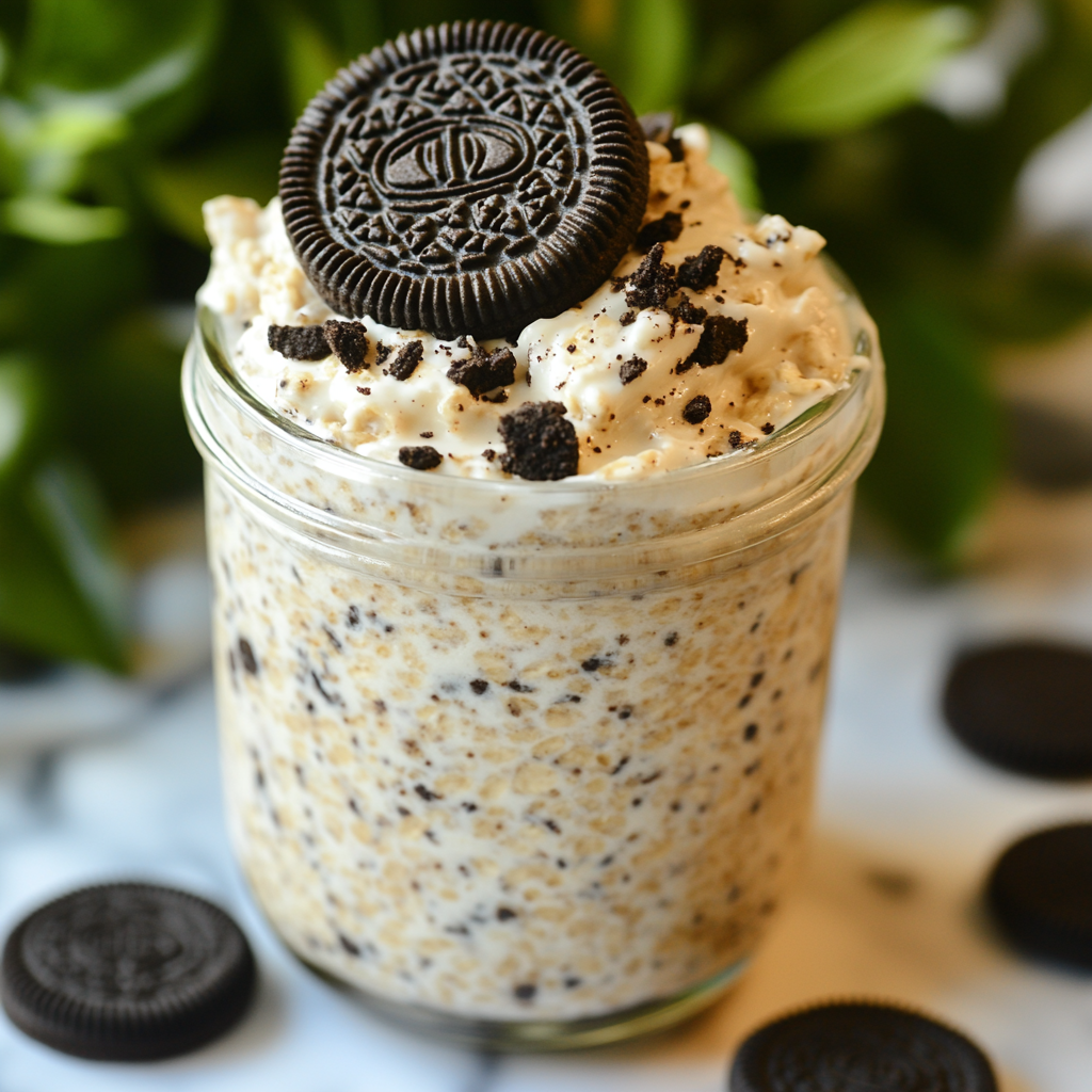 Oreo Overnight Oats