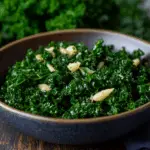 Garlic Braised Kale 3 Garlic Braised Kale