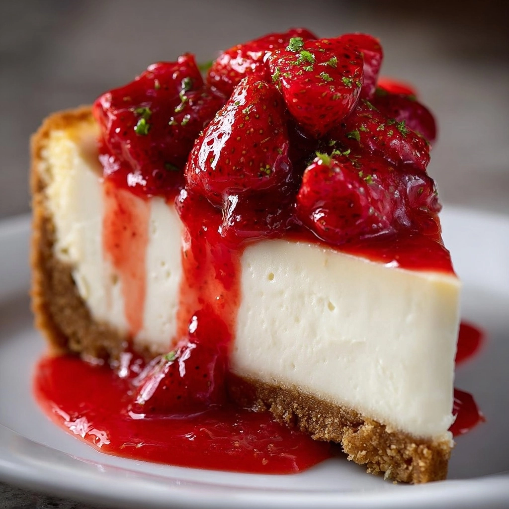 Heavenly Strawberry Cheesecake Recipe