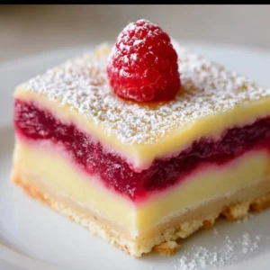 Lemon Raspberry Bars Recipe