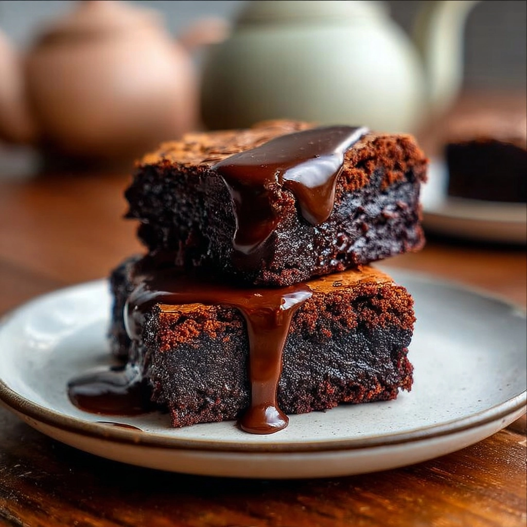 High-Protein Zucchini Brownies with Chocolate Glaze Recipe 3 High-Protein Zucchini Brownies with Chocolate Glaze Recipe - Recipe Image