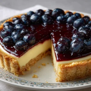No-Bake Blueberry Pie Recipe