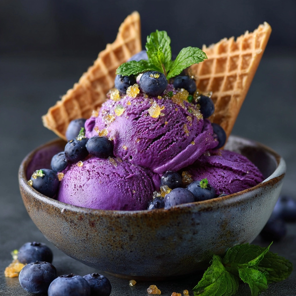Blueberry Lemon Ice Cream Recipe