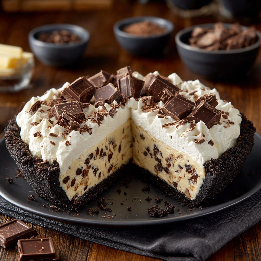 Ultimate Kinder Bueno Cookie Pie Recipe
