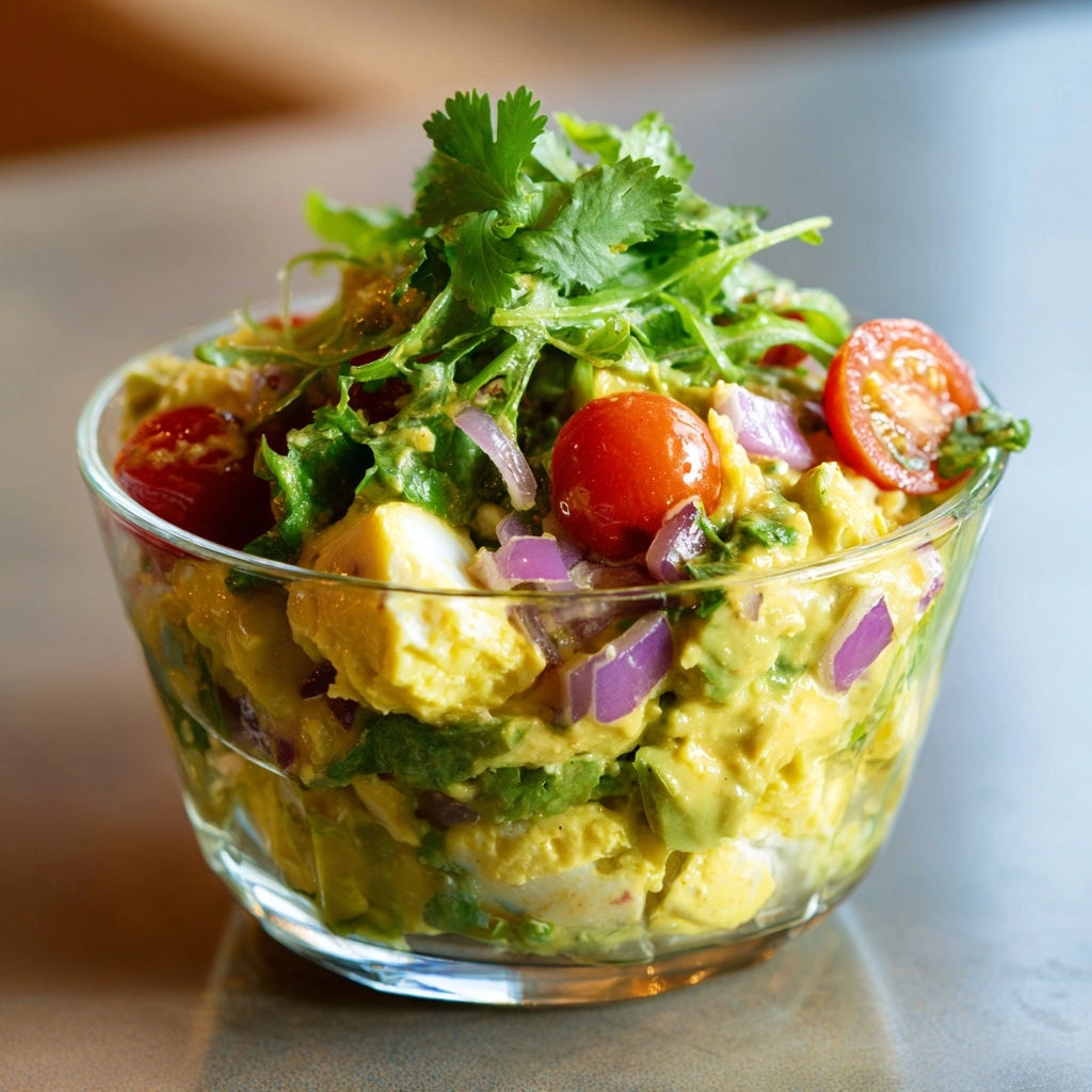 Chunky Avocado Egg Salad Recipe