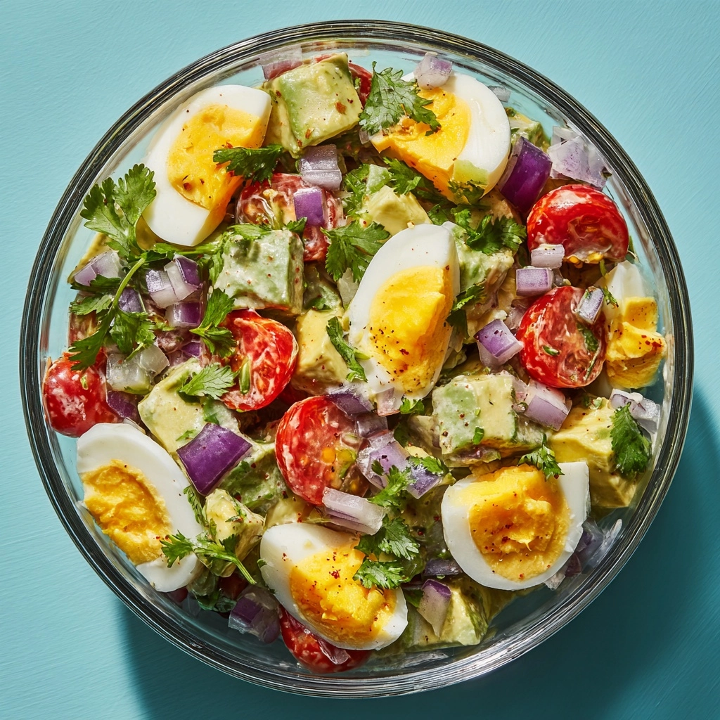 Rustic Avocado Egg Salad Recipe