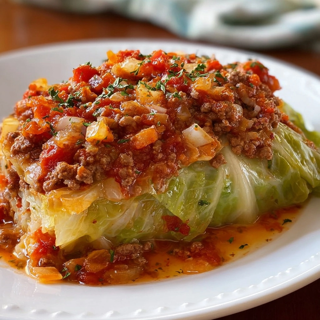 STUFFED CABBAGE ROLL CASSEROLE Recipe