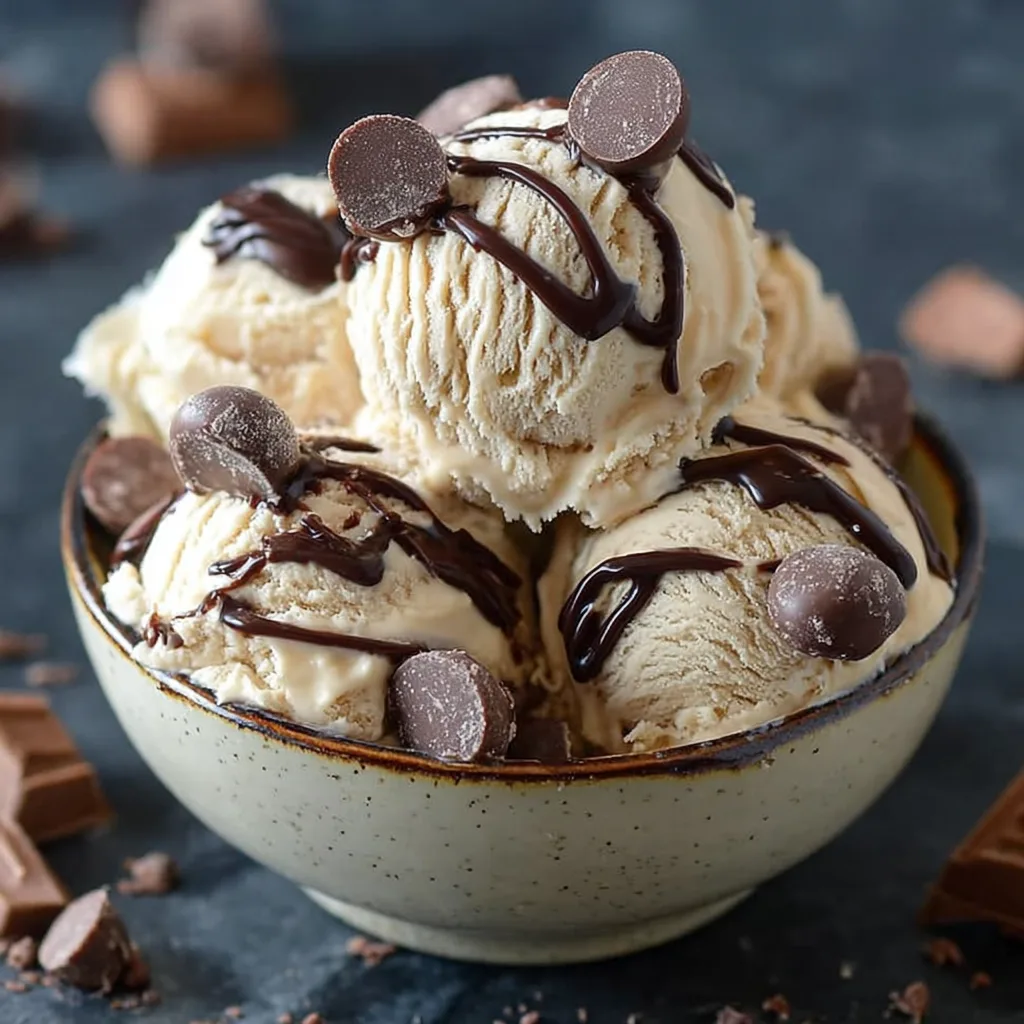 HOMEMADE MOOSE TRACKS ICE CREAM Recipe - Recipe Image