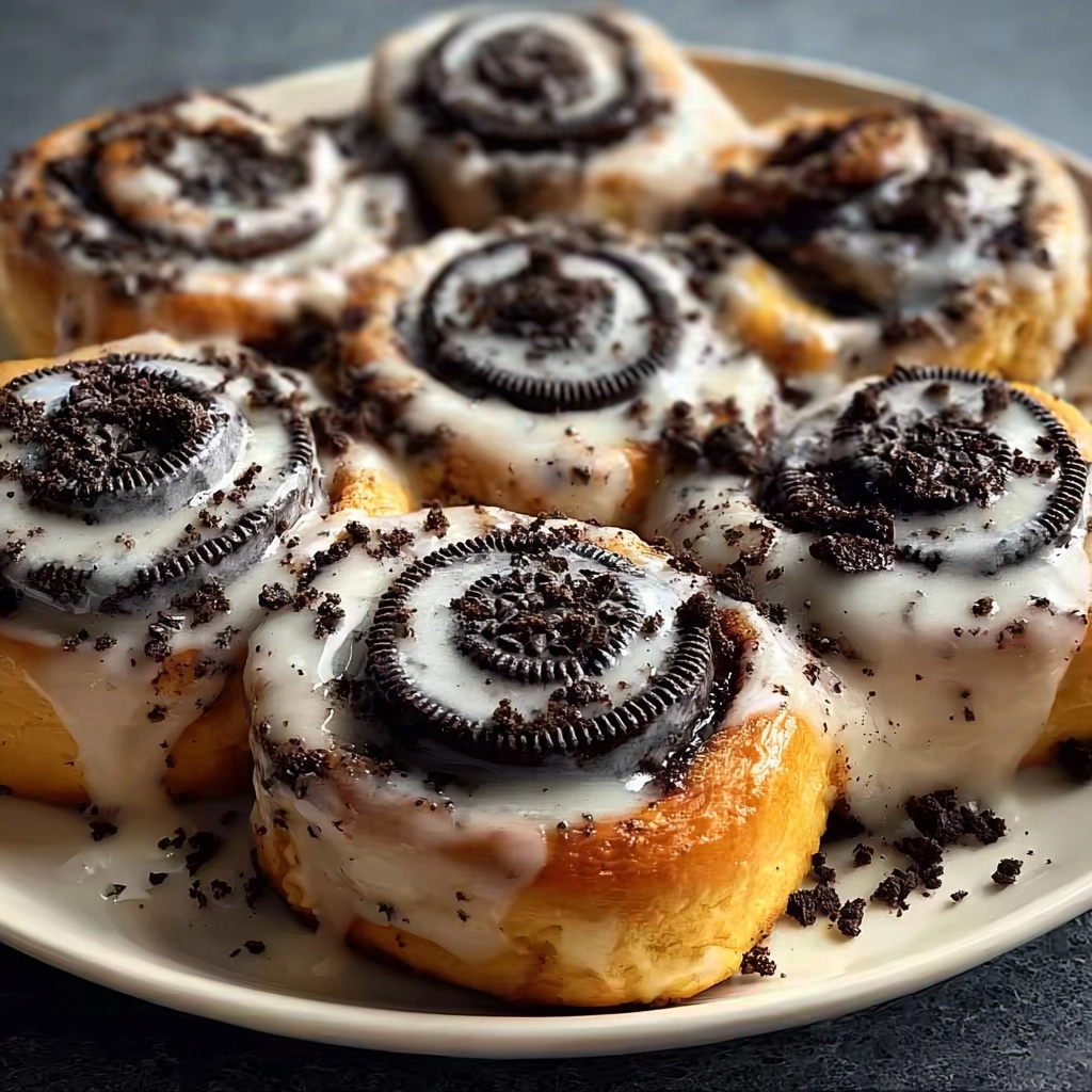 Oreo Stuffed Cinnamon Rolls Recipe