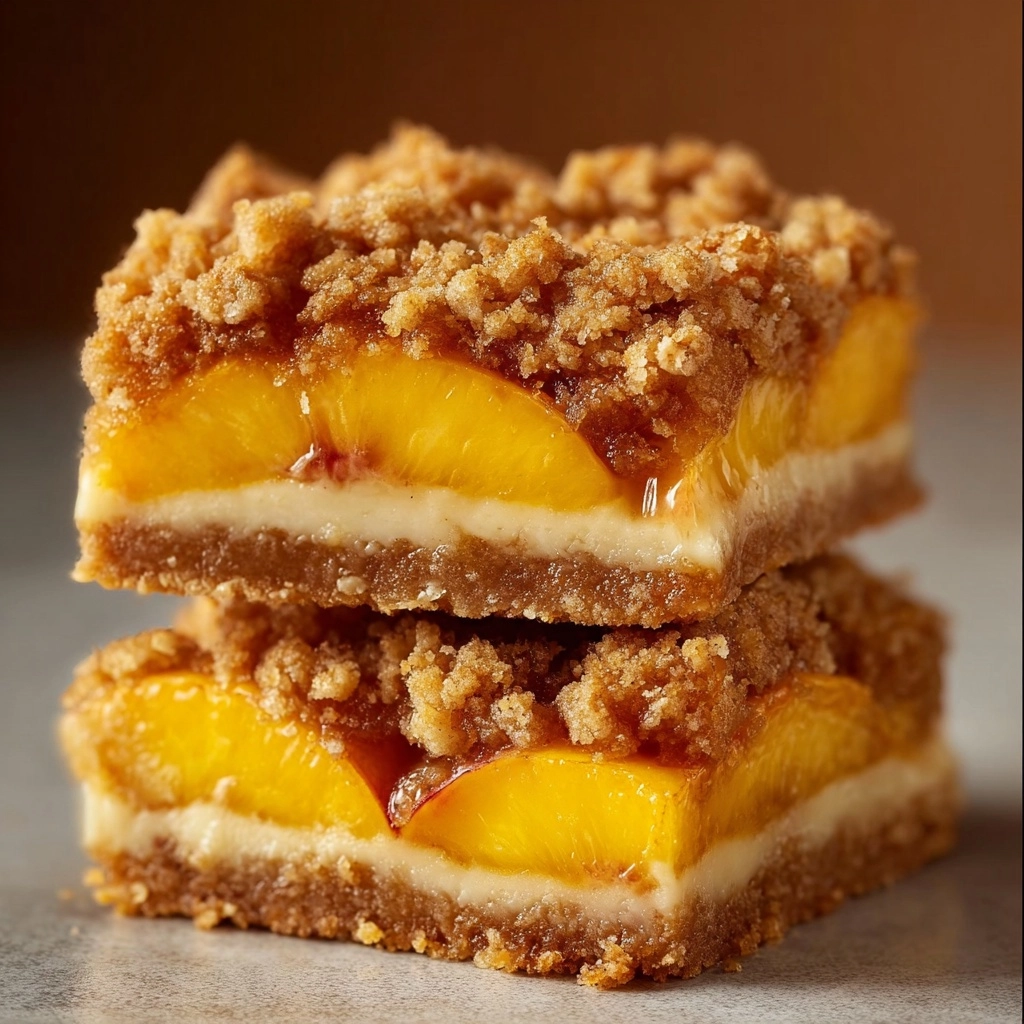 Peach Layered Bars Recipe
