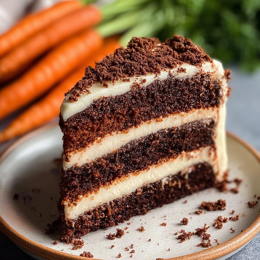Moist Chocolate Carrot Cake Recipe