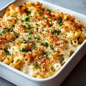 Savory Baked Chicken Pasta with Garlic Parmesan Recipe